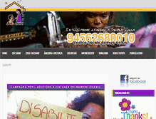 Tablet Screenshot of domus-onlus.org